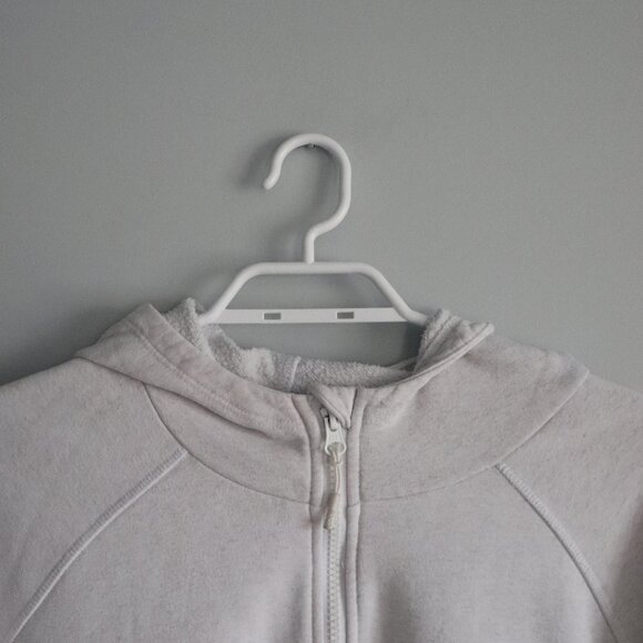 Lole Womens White Sz XXL Full Zip Comfy Athletic Casual Fleece Hooded Sweater - Picture 4 of 14